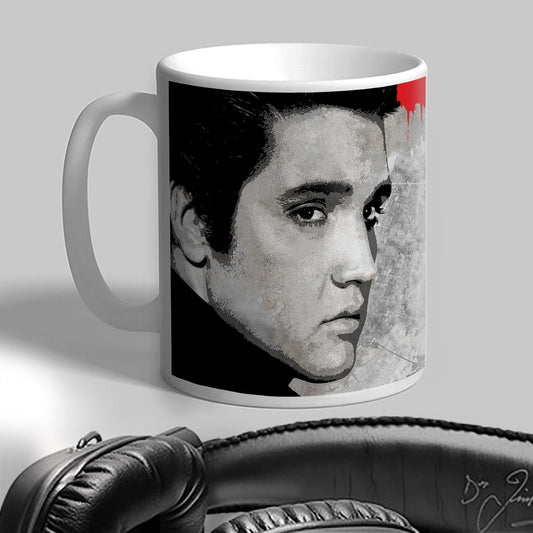 Twentytwo creative Elvis mug, Elvis mug, Elvis, Coffee mug, Gift, Gift mug, Kitchen, Art, Print, Cool, Art print