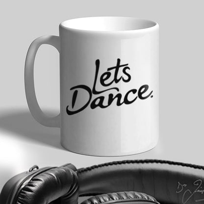 Twentytwo creative lets dance mug, Lets dance mug, David Bowie, Coffee mug, Gift, Gift mug, Kitchen, Art, Print, Cool, Bowie