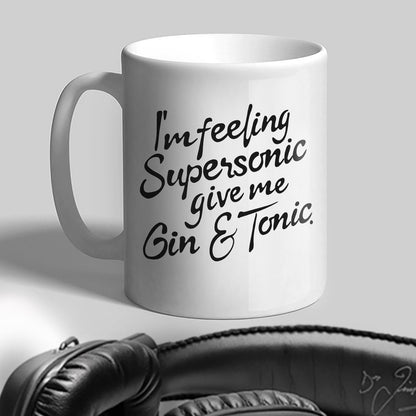 Twentytwo creative Supersonic mug, Supersonic mug, Liam Gallagher, Coffee mug, Gift, Gift mug, Kitchen, Art, Print, Cool, Art print