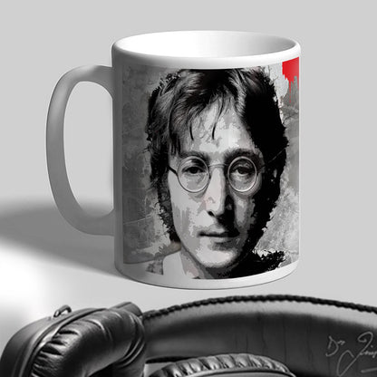 Twentytwo creative John Lennon mug, John Lennon mug, John Lennon, Coffee mug, Gift, Gift mug, Kitchen, Art, Print, Cool, Beatles, Liverpool